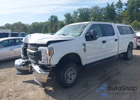 2019 Ford F-250 Xl из США, поврежденный, VIN 1FT7W2B62KEF24489